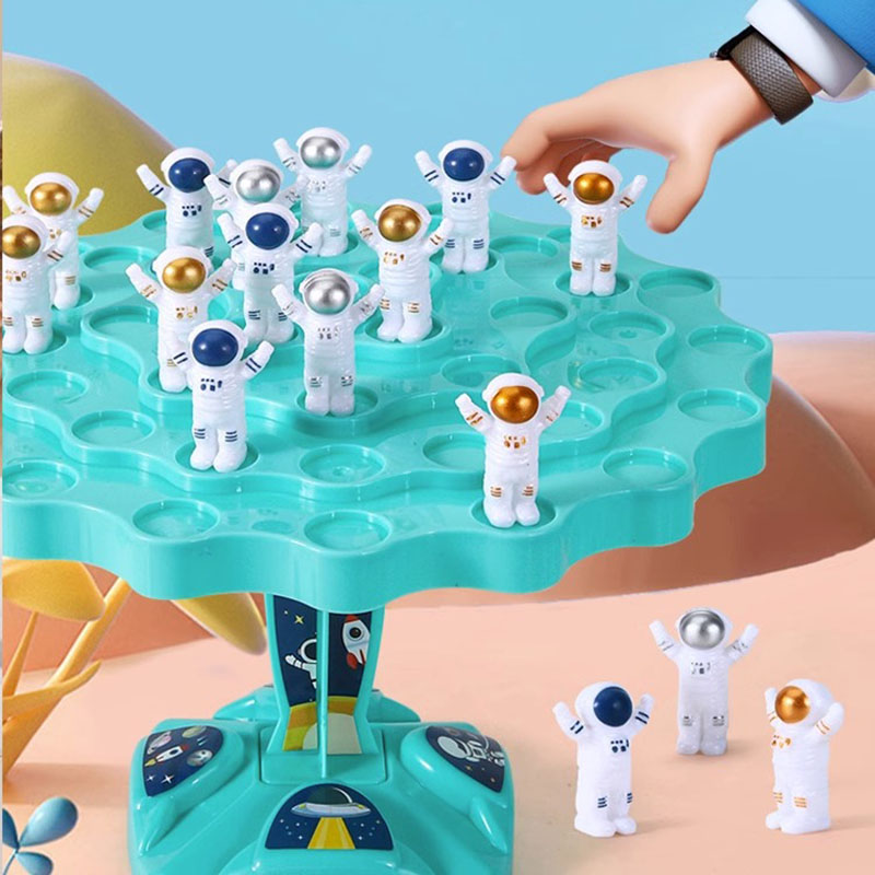 太空人平衡树思维训练专注力儿童玩具亲子互动对战叠叠乐1663高清大图