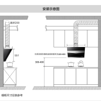 老板(ROBAM)侧吸式触控式20立方大吸力抽油烟机(天然气)洗碗机27N1H+56B0+W771烟灶洗三件套