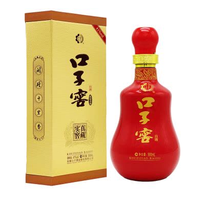 口子窖 十年 10年物 500ml 46% 中国酒 白酒 未開栓 箱有 袋有 口子窖年货节]口子窖10年型十年型41度500ML单瓶白酒兼香型口子酒