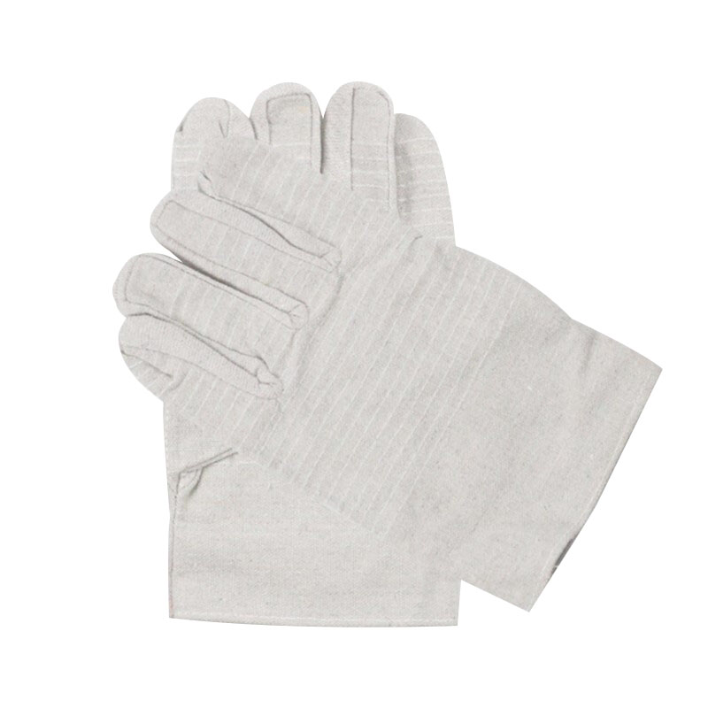 谐晟 帆布手套劳保手套耐磨电焊防护厂家双层24线6线单层 定制 全衬24线白甲帆布手套双层满衬高清大图
