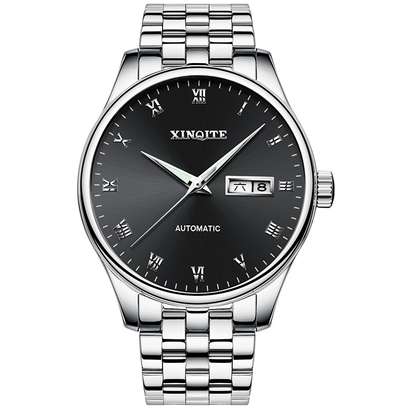 新奇特男表薄自动机械表防水夜光时尚新款国产男士手表X-29高清大图