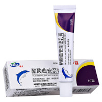 福元 醋酸曲安奈德乳膏 10g 用于过敏性皮炎湿疹神经性皮炎脂溢性皮炎及瘙痒症