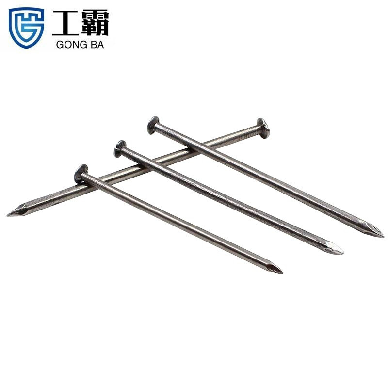 工霸(GONGBA)墙钉 木工圆钉子铁钉高清大图