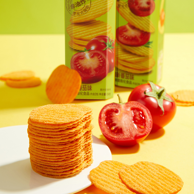 好丽友薯愿薯片解馋小零食膨化土豆片网红休闲食品小吃 104g 红酒牛排