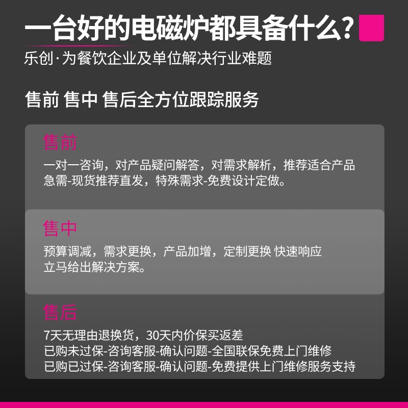 乐创 商用电磁炉3500W大功率 平面不锈钢电磁灶LC-SY3500高清大图