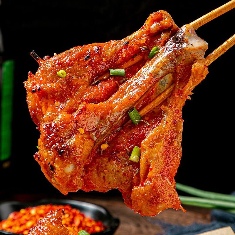 家庭烧烤鸡腿串10串蝴蝶腿串油炸烧烤食材烤串腌制好半成品10个