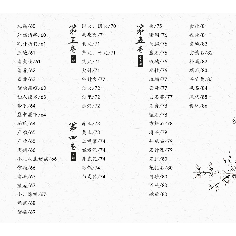醉染图书本草纲目:真品插图典藏版(汉竹)9787571307080