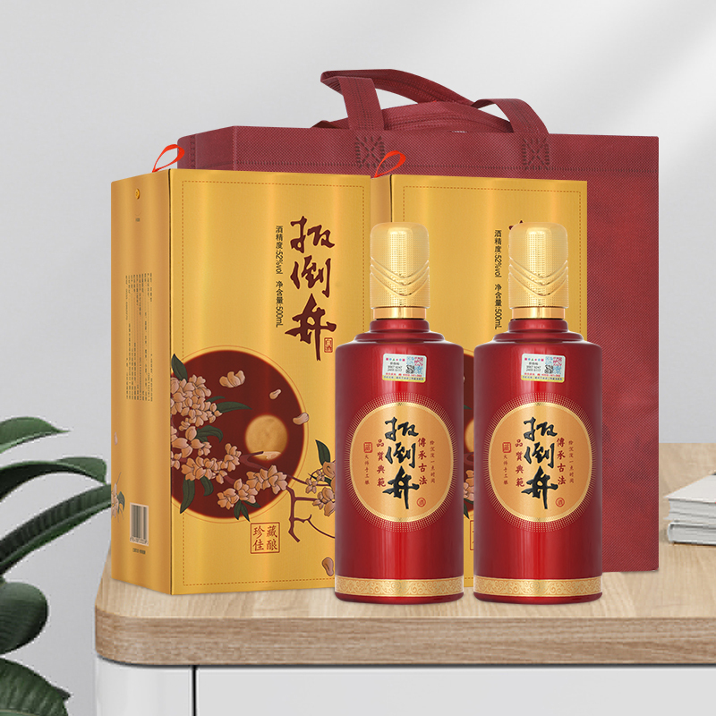 扳倒井白酒52度珍藏佳酿500ml6瓶浓香型白酒礼盒纯粮白酒