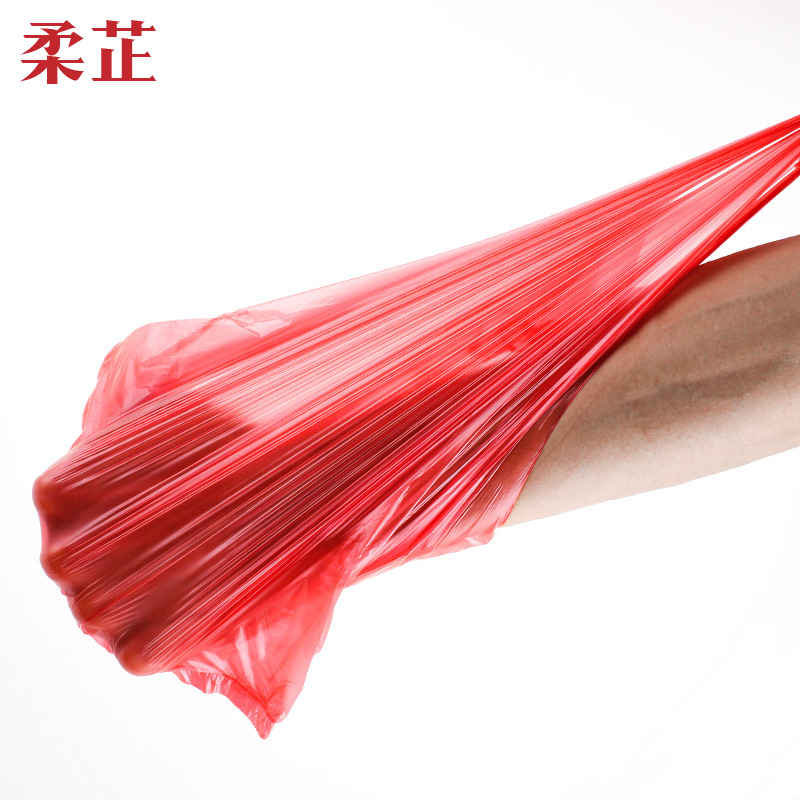 柔芷 红色塑料背心 22*35cm 个高清大图