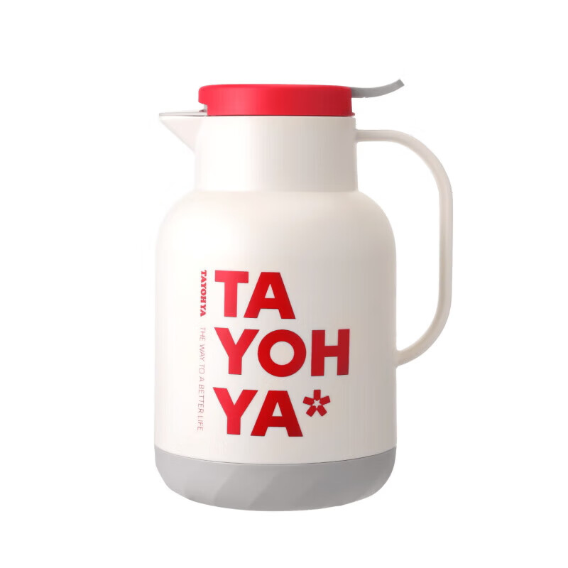 多样屋焕新系列 玻璃内胆数显保温壶1300ml