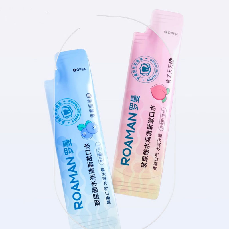 罗曼(ROAMAN) 玻尿酸水润清新漱口水 12*10ML 桃子味/蓝莓味(备注口味)高清大图