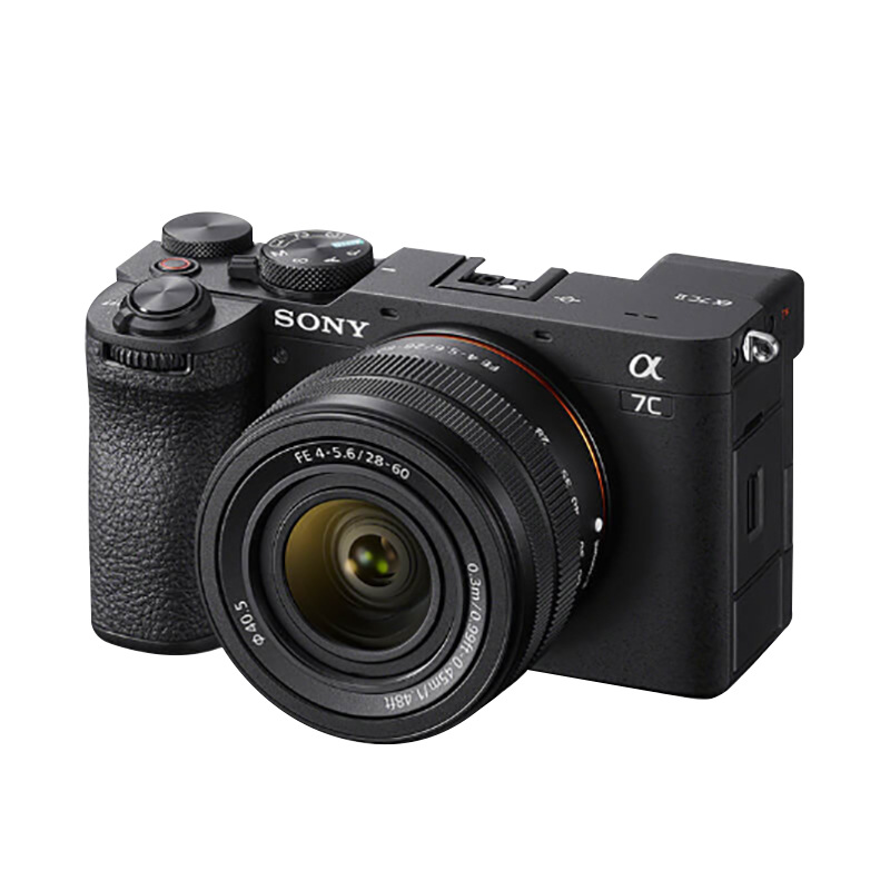 索尼(SONY)Alpha 7C II 新一代全画幅标准镜头相机套装(SEL2860镜头)黑色 7CM2L高清大图