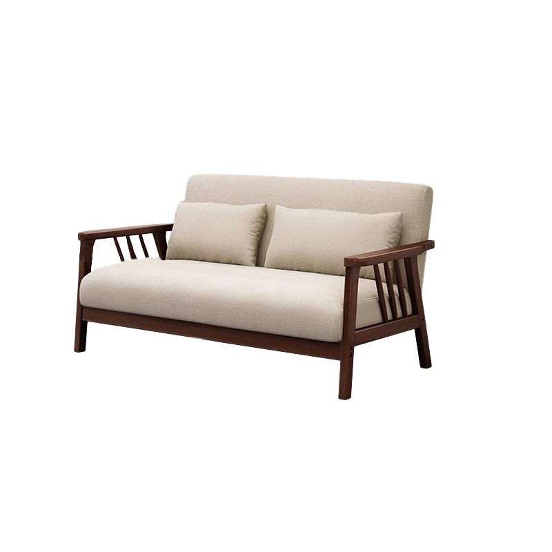 烁恒实木沙发单人张高清大图