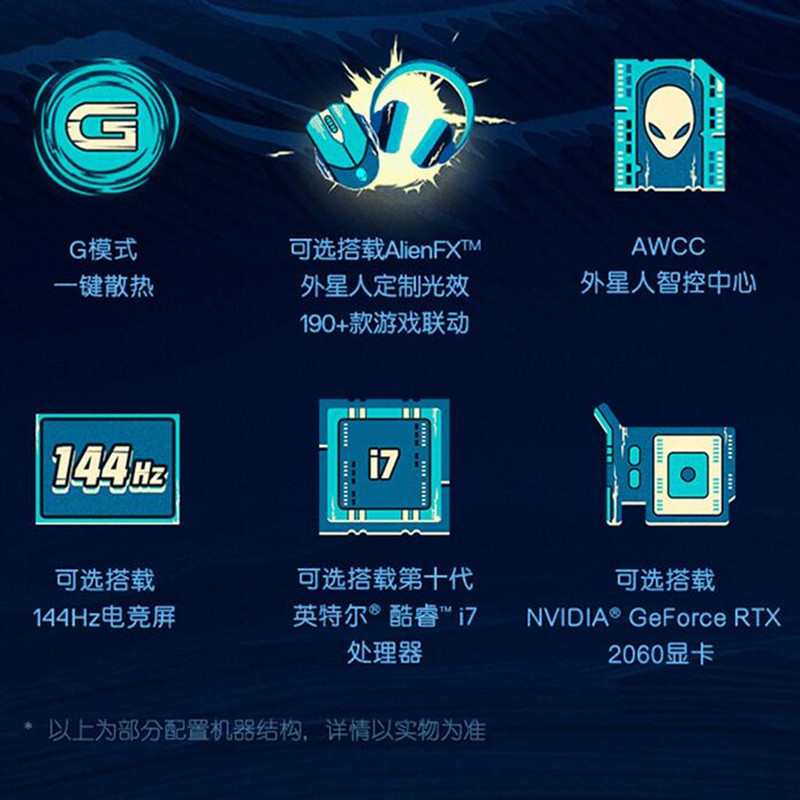 戴尔(DELL G3 3500-R3742BL 10代I7游戏本(I7-10750H 8G 512G GTX1650 4G)黑色 原厂标配