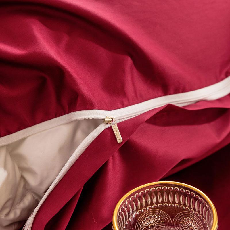 家柏饰(CORATED)全棉全棉床上四件套婚庆4结婚用大被子刺绣床单被套新婚用品高清大图