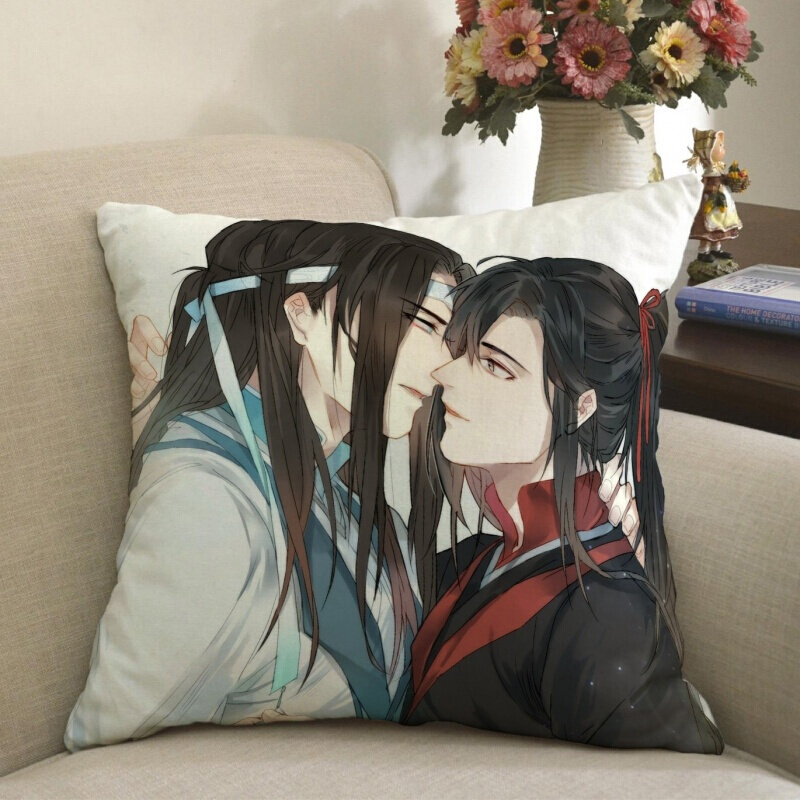 魔道祖师周边抱枕定制蓝忘机魏无羡夷陵薛洋金光瑶古风同人