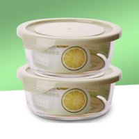 趣涉家居 玻璃饭盒微波炉用密封碗保鲜盒收纳带盖玻璃泡面碗通用简约便携保鲜碗保鲜盒家用生活日用简约