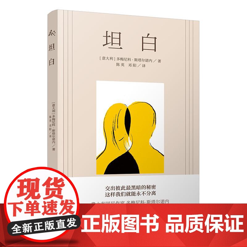 坦白 多梅尼科斯塔尔诺内家庭三部曲鞋带玩笑坦白终章上海译文出版社外国小说入围维亚雷焦奖决选名单高清大图