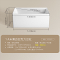 九牧（JOMOO）浴缸家用成人小户型洗澡泡澡池浴室沐浴独立亚克力方形艺术浴缸YR YR10614 1.4m方形薄边独立浴缸