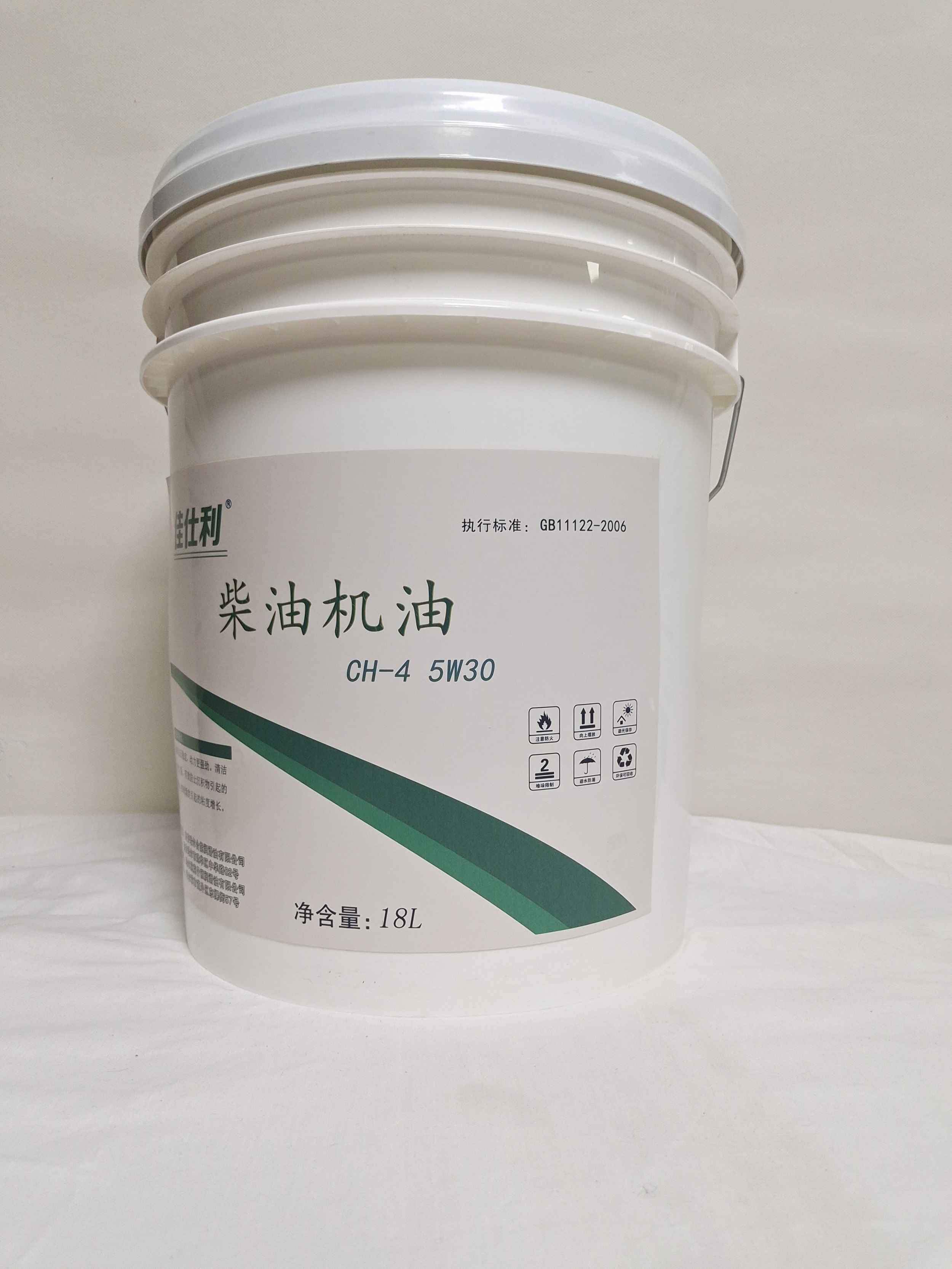佳仕利 柴机油 CH-4/5W30 18L/桶高清大图