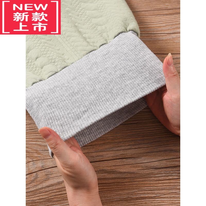 可莉允宝宝高腰护肚裤婴儿夹棉保暖长裤子可开裆儿童睡裤打底裤保暖裤图片