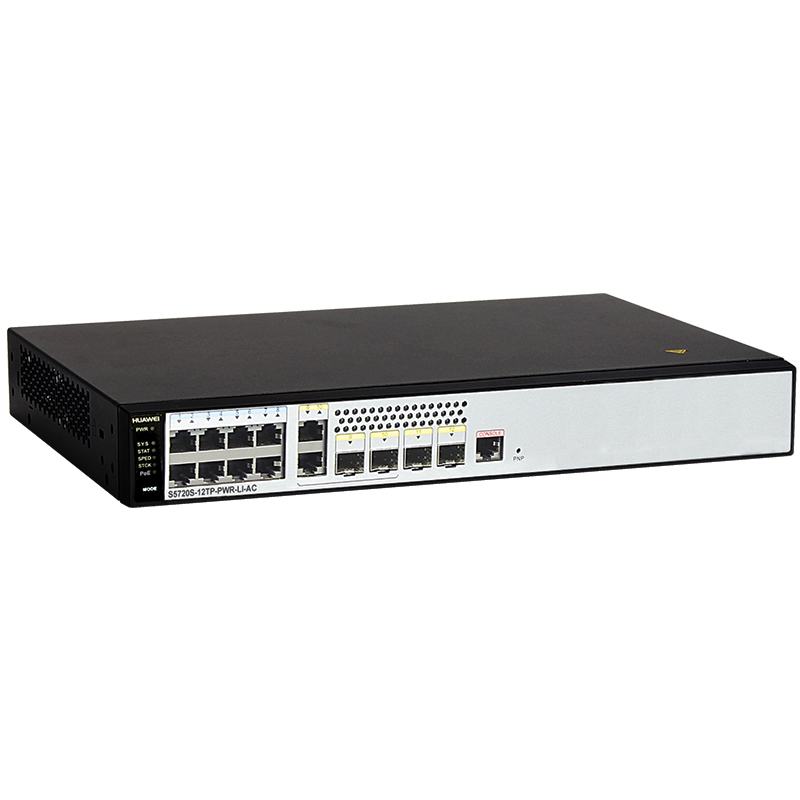 华为(HUAWEI)S5720S-12TP-PWR-LI-AC 8口千兆POE 精简型企业交换机