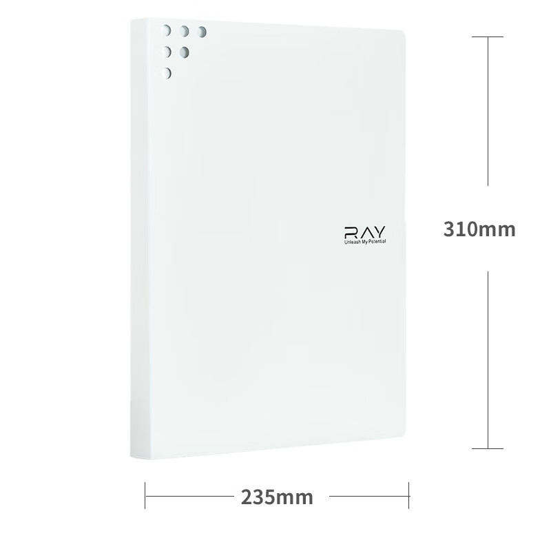 齐心 A6113 RAY资料册 A4 40袋 白高清大图