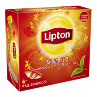 立顿(Lipton)醇香祁红茶100包200g 茶叶