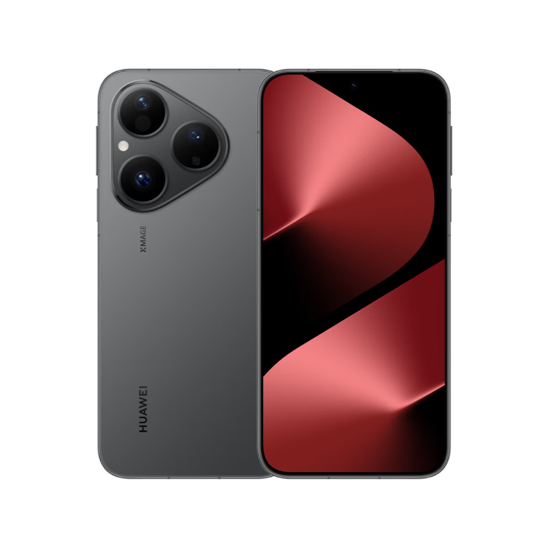 [签收赠耳机]HUAWEI Pura 80 12GB+1TB 丝绒黑 双卡 全网通版 丝绒直屏 红枫原色影像 全新鸿蒙AI