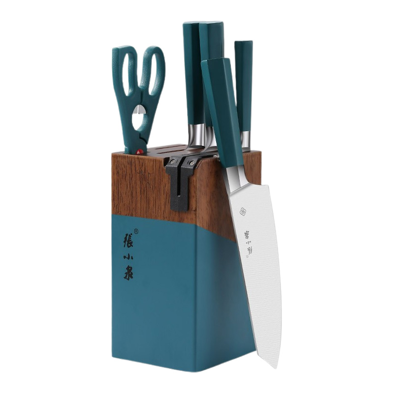 张小泉刀具六件套锋利耐用不正雅典绿系列D31500100