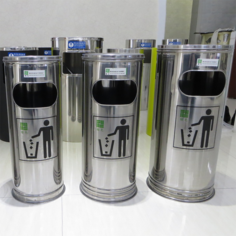 金穗慧采不锈钢烟蒂桶圆形带内筒2460cm