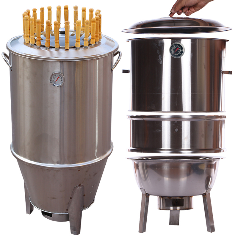 不锈钢烧烤吊炉子家商用焖烤炉吊罐烤肉挂炉便携黄金蛋户外烧烤炉架大