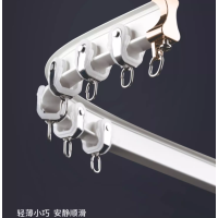 可弯曲窗帘轨道 象牙白 1米 货期2周