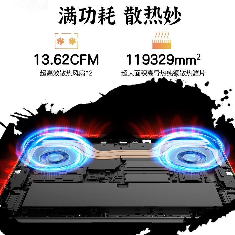 机械革命(MECHREVO)翼龙16X 2025款 16英寸旗舰游戏本 强芯学生设计笔记本电脑 定制 锐龙版R7 H 255/RTX5060 64G 2T 2.5K 墨影橙高清大图