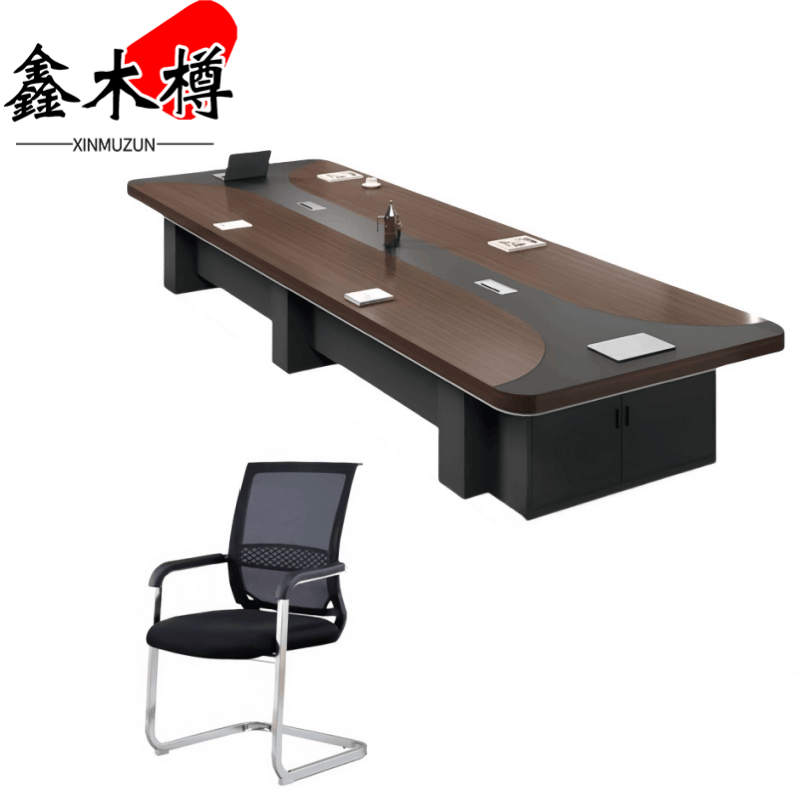 鑫木樽会议桌5m十八椅套高清大图