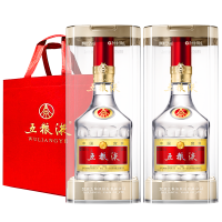 五粮液(WULIANGYE)普五第八代52度 浓香型白酒 商务宴请 礼品送礼 52度 500mL 2瓶