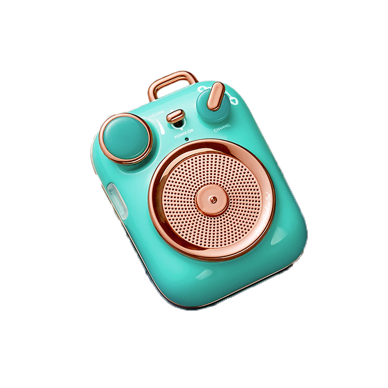猫王音响 收音机音响 小确幸P3 便携式复古蓝牙音箱 电压3.7V功率3W 电池500mAh 宝石蓝 / 个