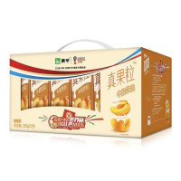 【7月产】蒙牛真果粒牛奶250ml*12盒 礼盒装 黄桃味
