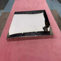 不锈钢镜面 装饰品展示台35*26*6