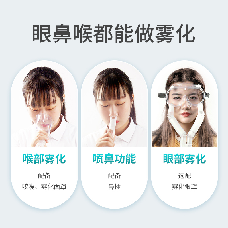 富林(FOLEE) 雾化器 W001 超声雾化机 多功能 儿童小儿婴儿宝宝老人吸入式医疗专用雾化器医用家用小型加湿器