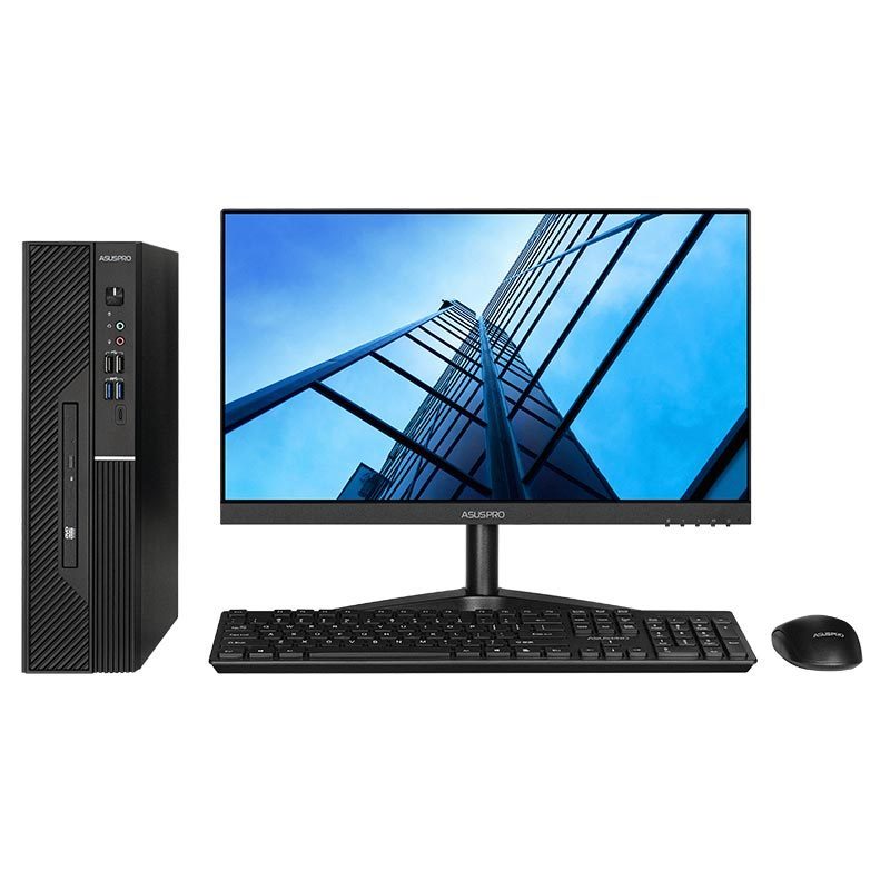 华硕联硕弘道 商用台式电脑 DL500SR-000082 HD257H(龙芯3A6000 16G 1T+512G DRW 集显 麒麟系统)高清大图
