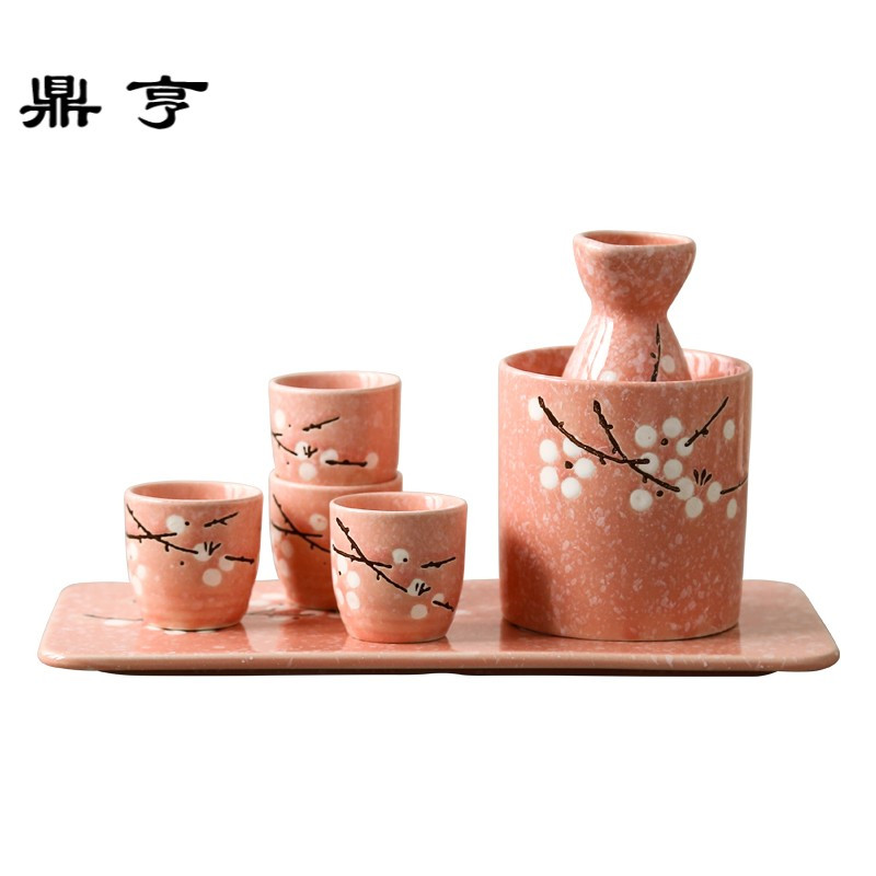 鼎亨日式和风温酒器清酒具礼盒套装小酒壶陶瓷寿司店餐馆白黄酒小