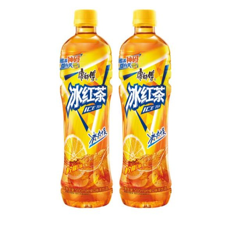 康师傅冰红茶500ml*15 柠檬味饮料瓶装 整箱