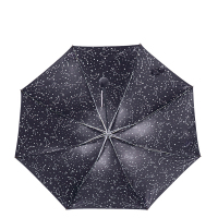 天堂伞 黑胶内外丝印满天星三折晴雨伞太阳伞 30496ELCJ