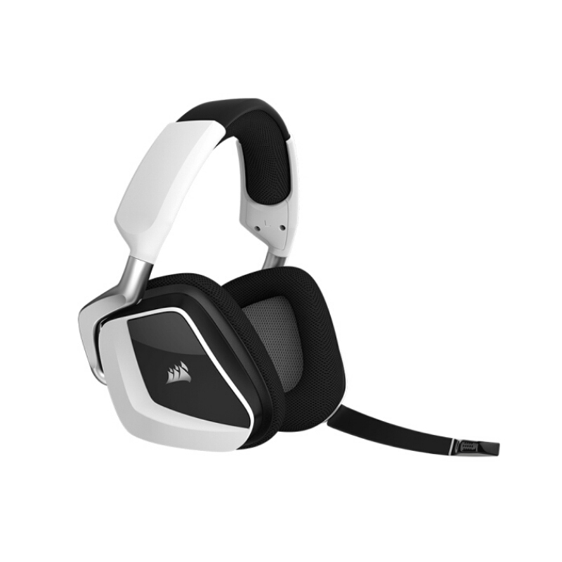 美商海盗船(USCorsair) VOID PRO RGB灯效 电脑手机绝地求生吃鸡游戏电竞耳麦耳机 有线版 白色