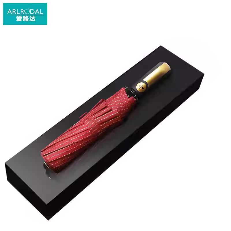 爱路达 雨伞三折叠全自动雨伞10骨 ALT11/把高清大图