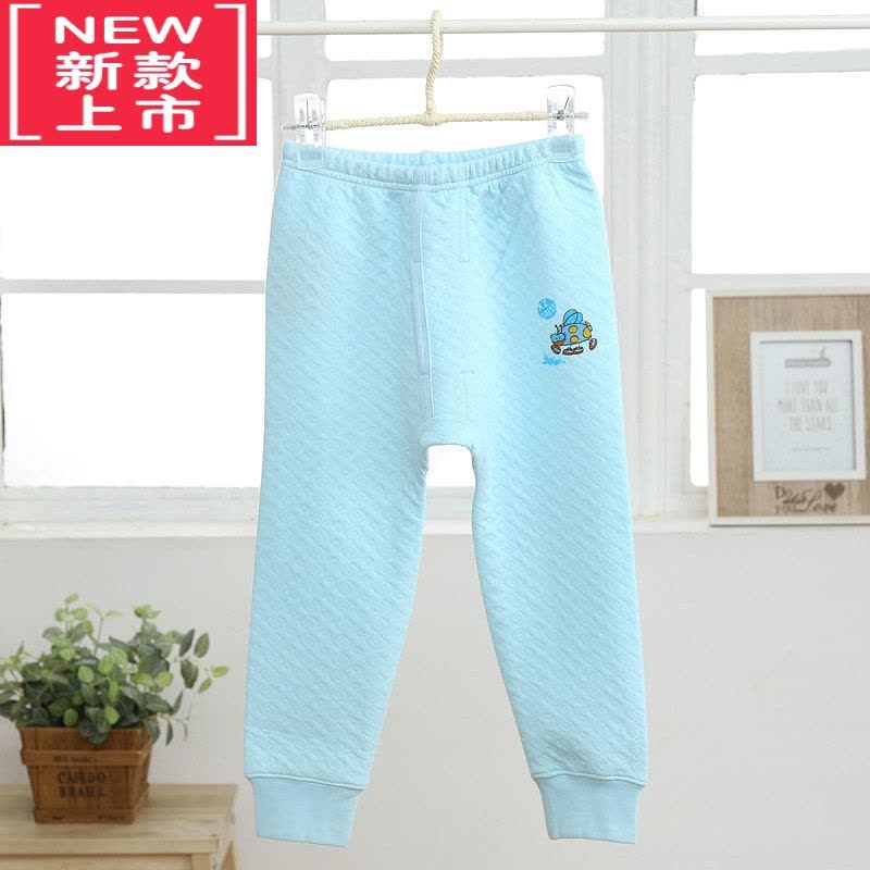 可莉允儿童三层保暖单条暖棉裤秋冬中大童加厚裤子男童女孩舒适长裤保暖裤图片
