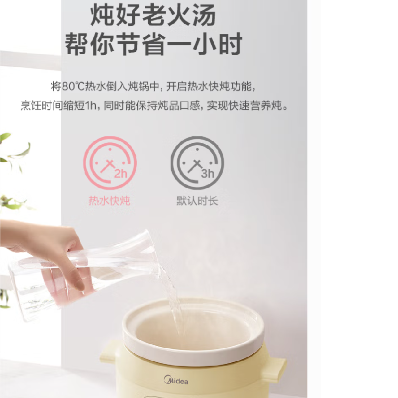 美的(Midea)电炖锅TGS20Y 2L高清大图