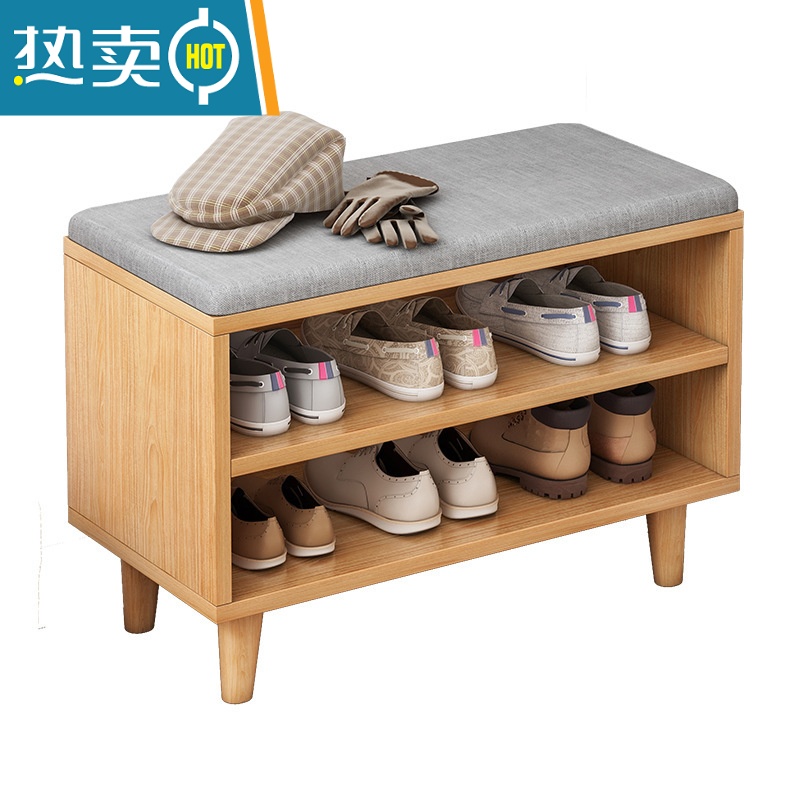 敬平换鞋凳家用门口鞋柜坐凳一体入户进门收纳超窄小可坐式鞋架穿鞋凳收纳凳高清大图