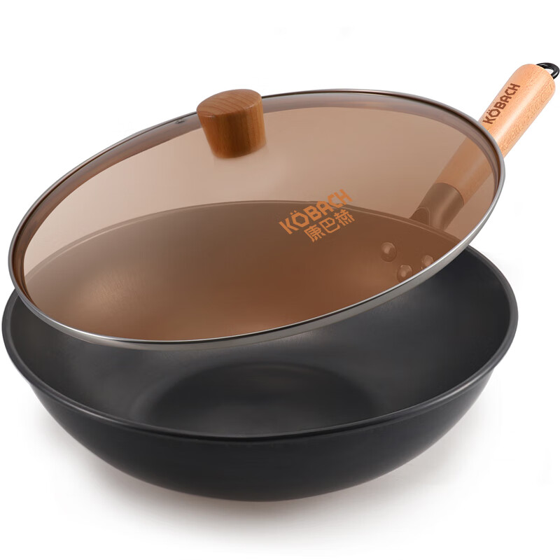 康巴赫中华老铁锅-炒锅套装32cm(无耳)CZH30A1高清大图